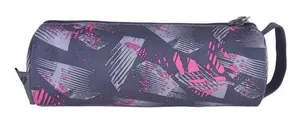 Penál "Blast Gray Dream", šedá-ružová, zip, PULSE
